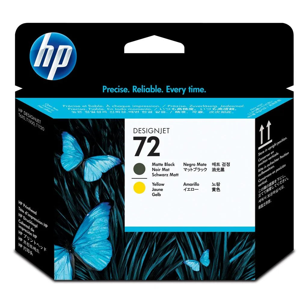 HP C9384A HP C9384A No. 72 Cap de printare Matte black si yellow ORIGINAL 808736779623