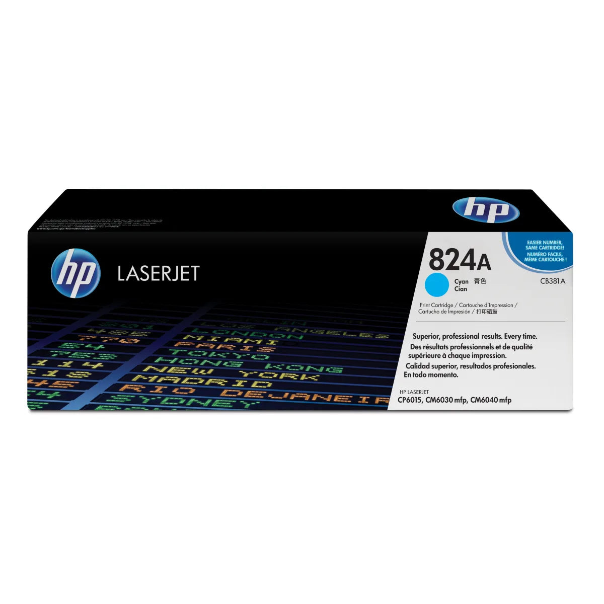 HP CB381A HP CB381A Cartus toner No.824A cyan pt. HP CP6015/ CM6040MFP, 21k 882780459120