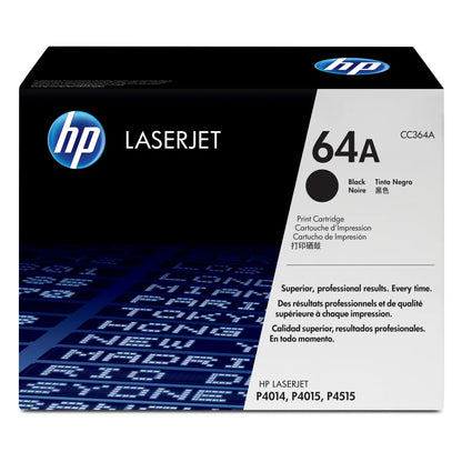 HP CC364A HP Toner 64A CC364A negru 10000 pag pentru P4014 P4015 P4515 883585007592