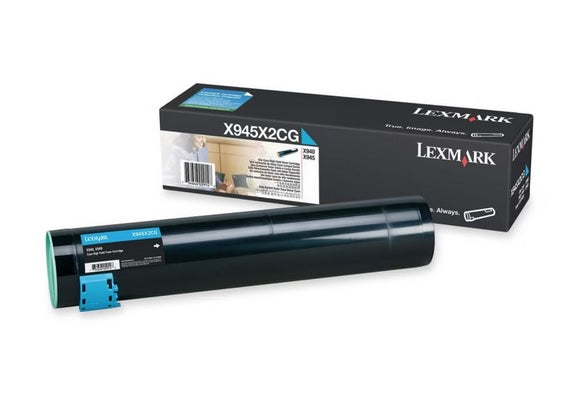 Lexmark X945X2CG Toner cartridge Cyan, ORIGINAL, High Capacity, 22K [ID 83471]