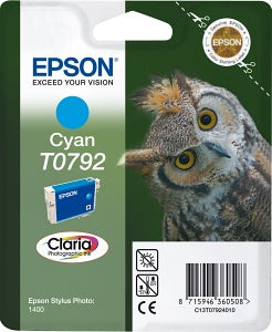 Epson C13T07924010 T079240 Cartus cyan original pentru Epson Stylus Pro 1400, 8715946360508