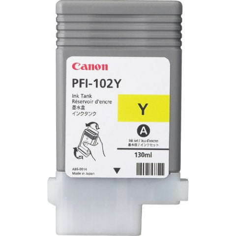 Canon 0898B001 PFI-102Y Cartus original Canon yellow pt. seria IPF500, 4960999299808