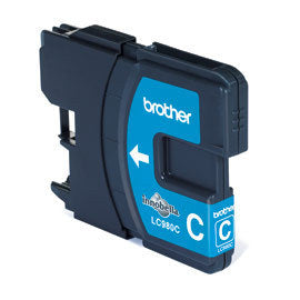 Brother LC980C LC-980C Cartus original Cyan pentru MFC25, 4977766659598