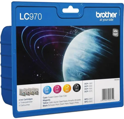 Brother LC970VALBP Pachet 4 cartuse LC-970 (Bk+C+M+Y) pentru DCP135C, DCP150C, M, 5014047560712