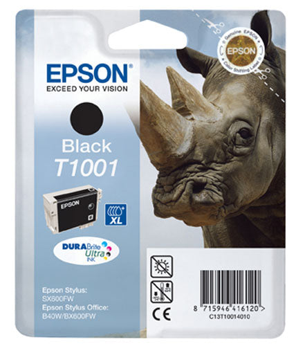 Epson C13T10014010 Cartus cerneala negru pentru Epson Stylus B40W, BX600FW, SX600FW, 8715946416120