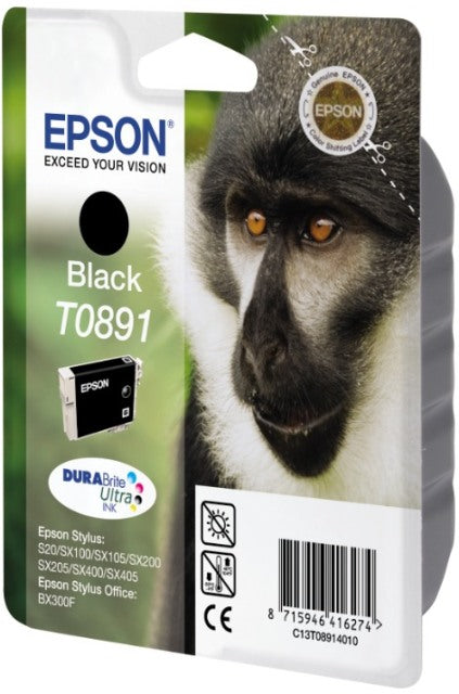 Epson C13T08914011 T08914011 Cartus negru original pentru Epson Stylus S20/S21, 8715946492605