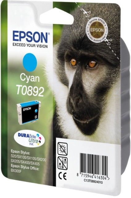 Epson C13T08924011 T08924011 Cartus cyan original pentru Epson Stylus S20/S21, 8715946492612