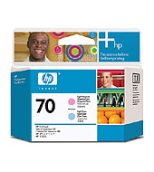 HP C9405A Cap de printare No.70 ORIGINAL Light cyan and Light magenta, 882780390768