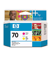 HP C9406A Cap de printare No.70 ORIGINAL magenta and yellow, 882780390775