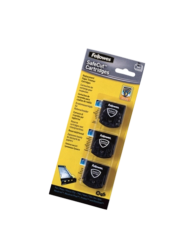 Fellowes 5411301 Set 3 cutite de schimb pentru trimmer diverse moduri taiere, 43859554782 043859554782