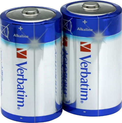Verbatim 49923 Baterii alcaline D, LR20, 1.5V, set 2 buc, 023942499237