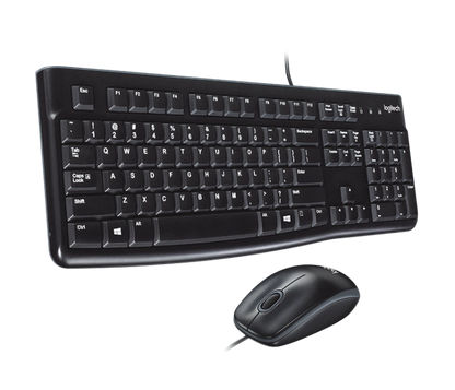 Logitech 920-002563 MK120 Wired Desktop, Tastatura + Mouse cu fir, US Layout, USB, 5099206020672