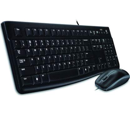 Logitech 920-002563 MK120 Wired Desktop, Tastatura + Mouse cu fir, US Layout, USB, 5099206020672