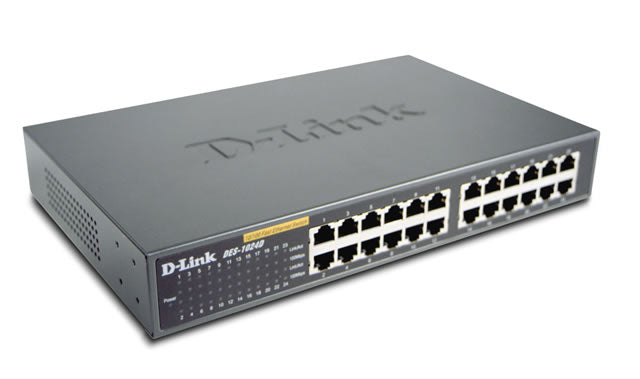 D-LINK DES-1024D DES-1024D Desktop Switch, 24-Port 10/100Mbps