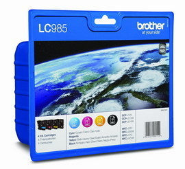 Brother LC985VALBP LC985 value blister pack BK/C/M/Y, 5014047562112