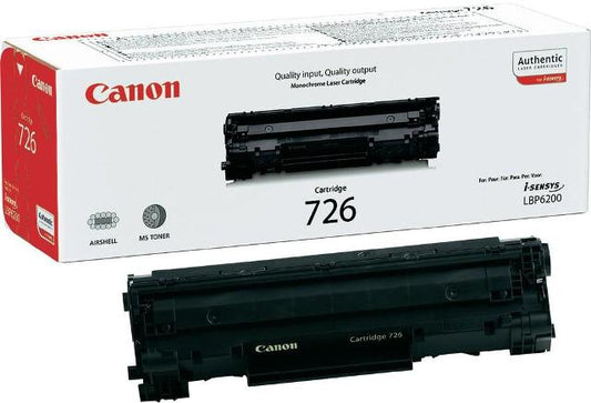 Canon 3483B002 CRG726 Cartus toner original negru pentru LBP 6200, LBP 6230, 4960999675329