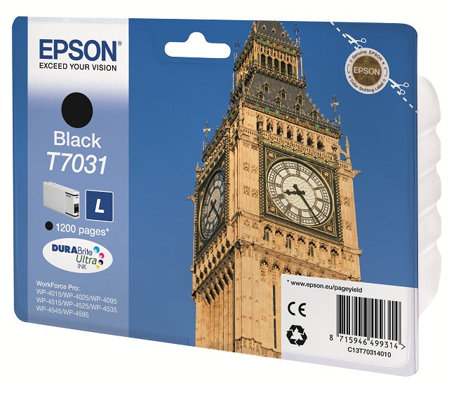 Epson C13T70314010 Cartus orig Black pt WP 4000/4500 L 1200 pag, 8715946499314