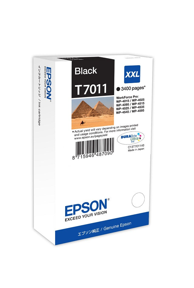 Epson C13T70114010 Cartus orig Black pt WP4000/4500 XXL 3400 pg, 8715946487090