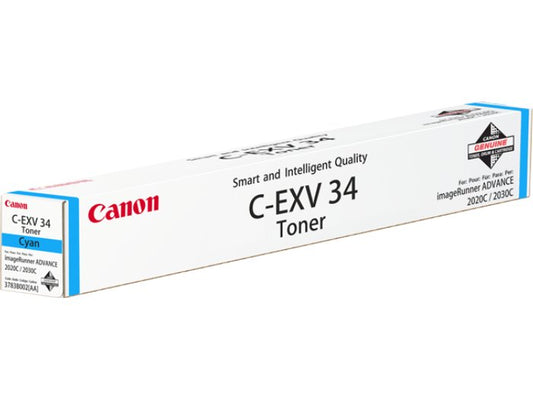 Canon 3783B002 C-EXV34C Toner cyan pt. IR C2020, 19.000pag, 4960999671956