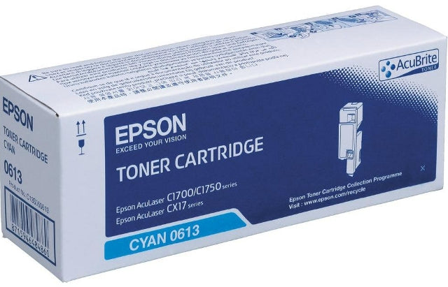 Epson C13S050613 Cartus toner cyan original pt Epson C1700, CX17, 1400 pag, 8715946484860