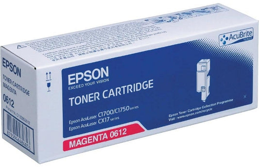 Epson C13S050612 Cartus toner magenta original pt Epson C1700, CX17, 1400 pag, 8715946484853
