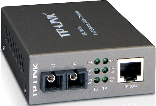 TP-Link MC100CM Convertor RJ45 10/100M la fibra SC multi-mode 100M, 6935364030391