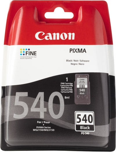 Canon 5225B005 PG-540 Cartus cerneala black pt. Canon MG2150/3150, 180 pag, 8714574572536