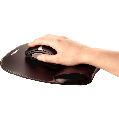 Fellowes 9112101 Crystal gel mouse pad NEGRU dimensiuni 202 x 230 x 32 mm, 043859527175 50043859527170