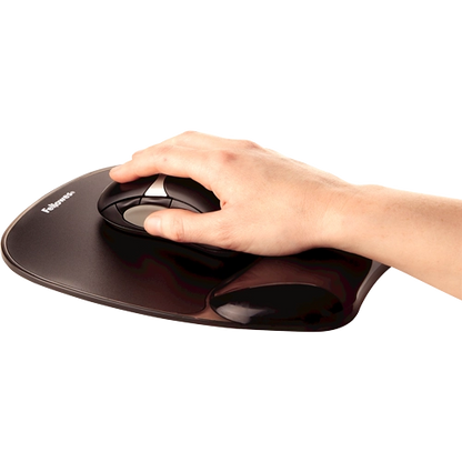 Fellowes 9112101 Crystal gel mouse pad NEGRU dimensiuni 202 x 230 x 32 mm, 043859527175 50043859527170