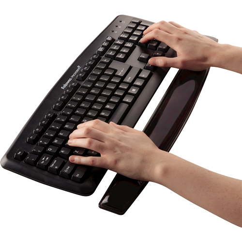 Fellowes 9112201 Crystal keyboard wrist rest suport incheietura NEGRU, 43859527182 043859527182 50043859527187