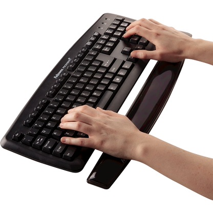 Fellowes 9112201 Crystal keyboard wrist rest suport incheietura NEGRU, 43859527182 043859527182 50043859527187