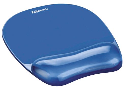 Fellowes 9114120 Crystal gel mouse pad ALBASTRU dimensiuni 202 x 230 x 32 mm, 077511911415 50077511911410