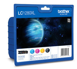 Brother LC1280XLVALBP LC1280HY Set cartuse 3xcolor+negru capacitate extinsa, 5014047562662