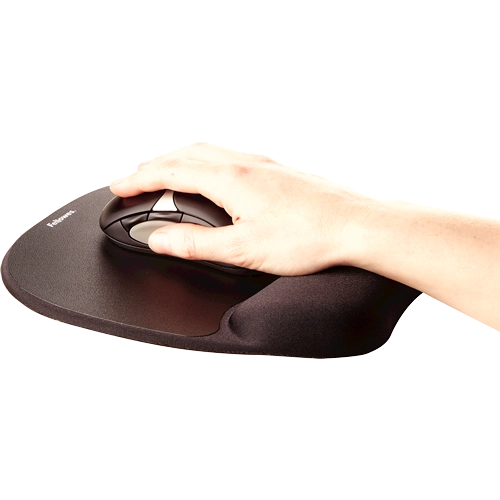 Fellowes 9176501 Memory foam mouse pad NEGRU, pentru mouse optic, 043859503353