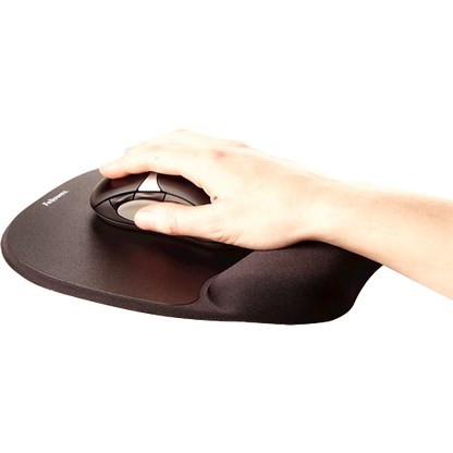 Fellowes 9176501 Memory foam mouse pad NEGRU, pentru mouse optic, 043859503353