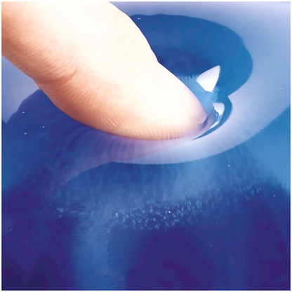 Fellowes 91177-72 Crystal Gel Flex Rest Blue suport incheietura din gel, ergonomic, 077511911774 50077511911779