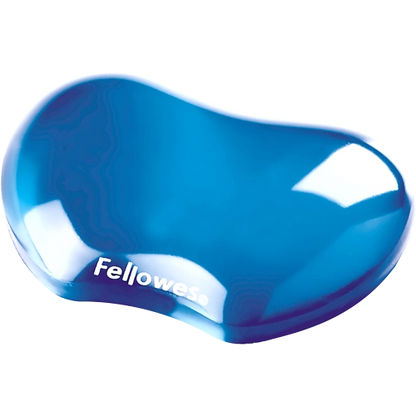 Fellowes 91177-72 Crystal Gel Flex Rest Blue suport incheietura din gel, ergonomic, 077511911774 50077511911779