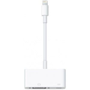 Apple MD825ZM/A Lightning to VGA Adapter, 885909627646