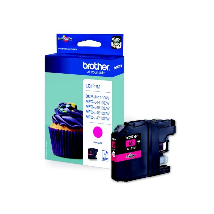 Brother LC123M LC-123M Cartus magenta pt MFC-J4410DW/MFC-J4510DW/DCP-J552DW, 4977766713917