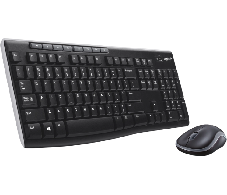 Logitech 920-004508 MK270 Wireless Desktop, Tastatura + Mouse wireless, USB, US layout, 5099206039148