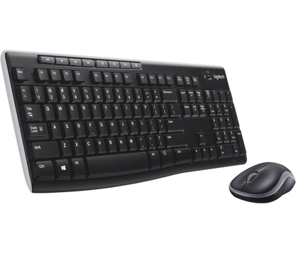 Logitech 920-004508 MK270 Wireless Desktop, Tastatura + Mouse wireless, USB, US layout, 5099206039148