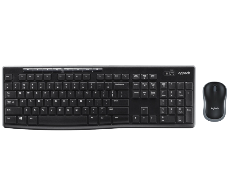 Logitech 920-004508 MK270 Wireless Desktop, Tastatura + Mouse wireless, USB, US layout, 5099206039148