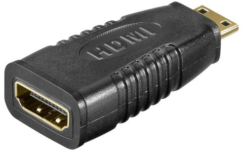 OFFICE MAX ADAPT-HDMIF-MINIHDMIM Adaptor HDMI A mama la mini HDMI tata placat cu aur, 4040849688416