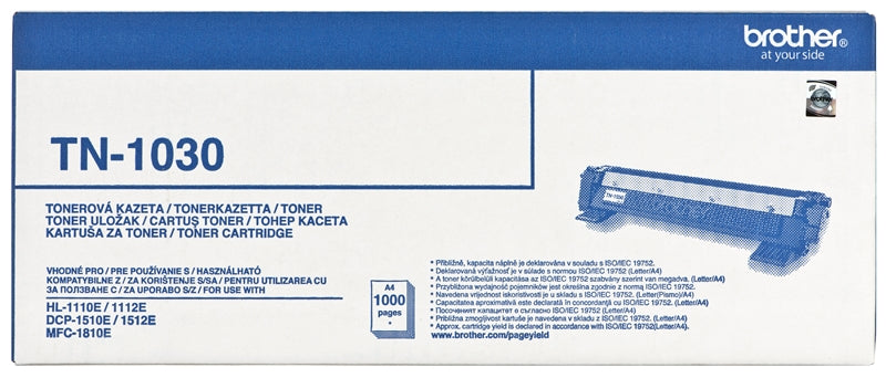 Brother TN1030 TN-1030 Toner Black pentru Brother HL-1110E, HL-1210WE, DCP-1510, 1000 pag, 4977766721745