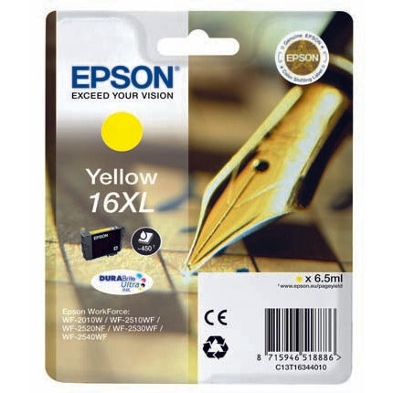 Epson C13T16344012 C13T16344010 Cartus original yellow 16XL pt. WF-2010W/2510WF