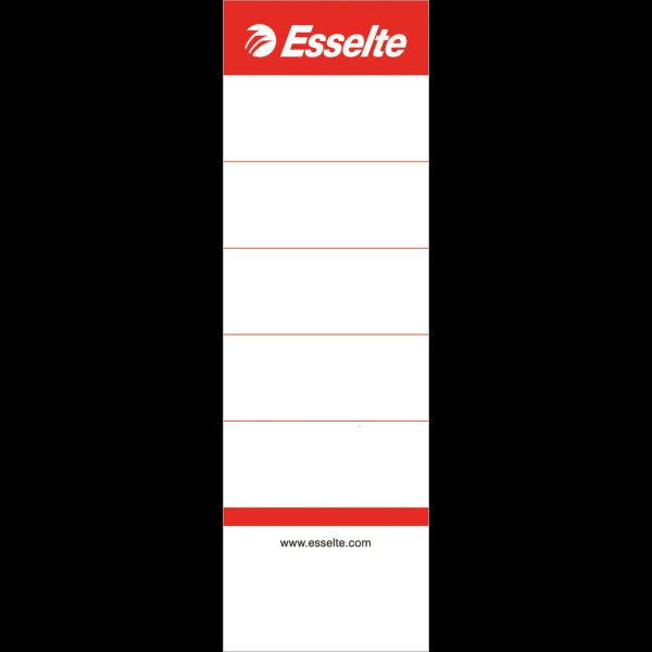 Esselte 810811 Eticheta pentru biblioraft de 50mm : 30x158 mm, set 10, 3249448108016 3249448108115