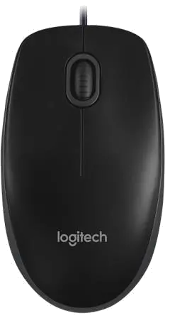 Logitech 910-003357 B100 Mouse optic negru, 3 butoane, USB, 5099206041271 50992060412723