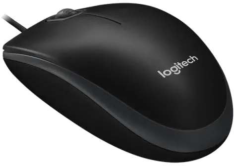 Logitech 910-003357 B100 Mouse optic negru, 3 butoane, USB, 5099206041271 50992060412723