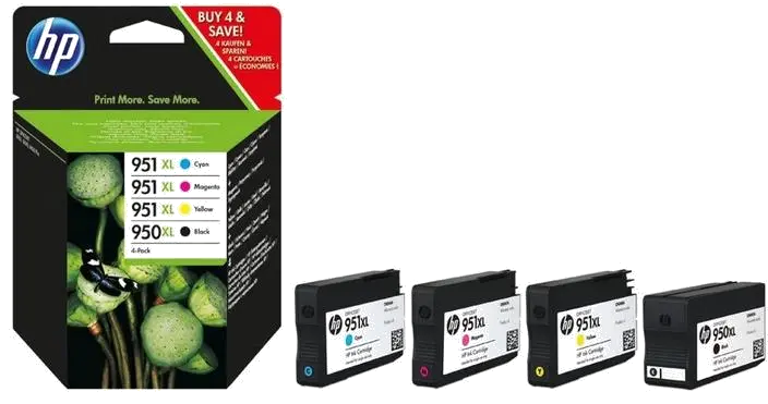 HP C2P43AE Combo 4-pack No.950XL+ 3xNo.951XL (C/M/Y), 887111884930