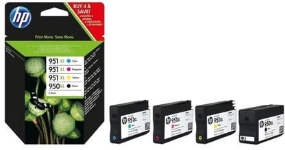 HP C2P43AE Combo 4-pack No.950XL+ 3xNo.951XL (C/M/Y), 887111884930